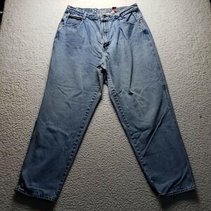 Gitano Jeans Womens Plus 32/18W Blue Light Wash Relaxed Mom Cotton Denim Pants